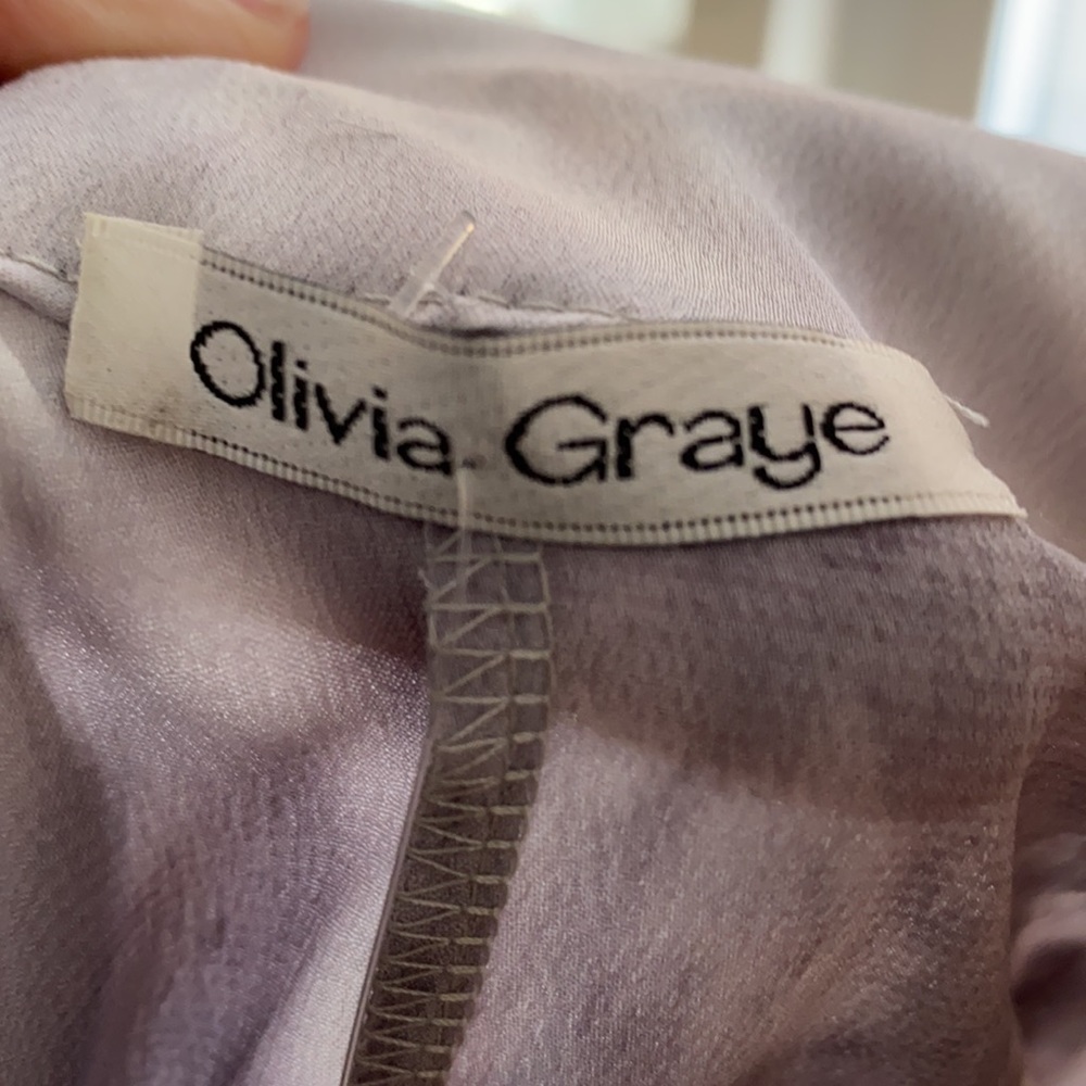 NWT OLIVIA GRAYE SZ S/M OVERSIZE GREY/WHT TIE DYE - Picture 8 of 8